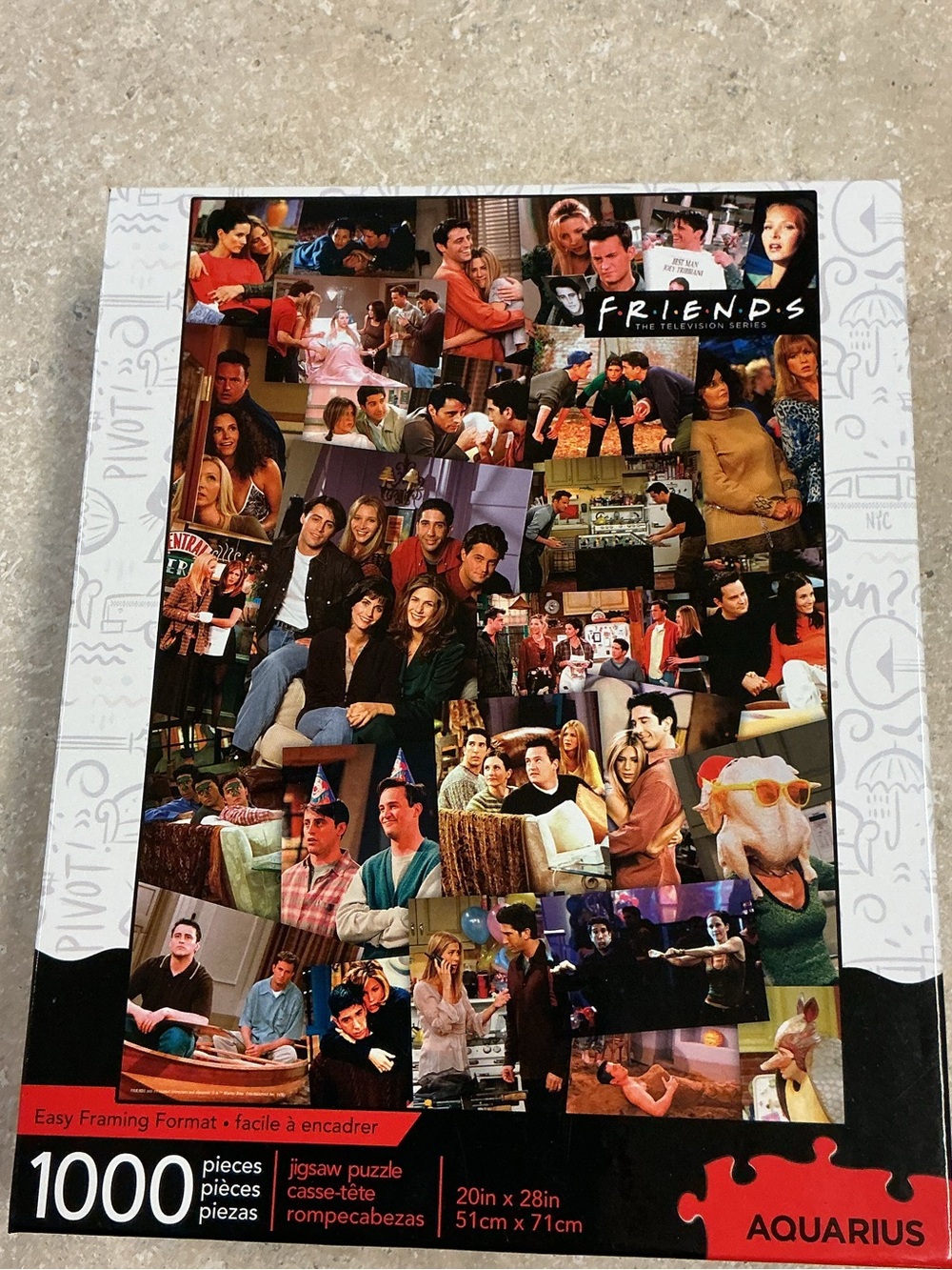 AQUARIUS Friends TV Show Collage 1000-Piece Jigsaw Puzzle
Condition: Brand New